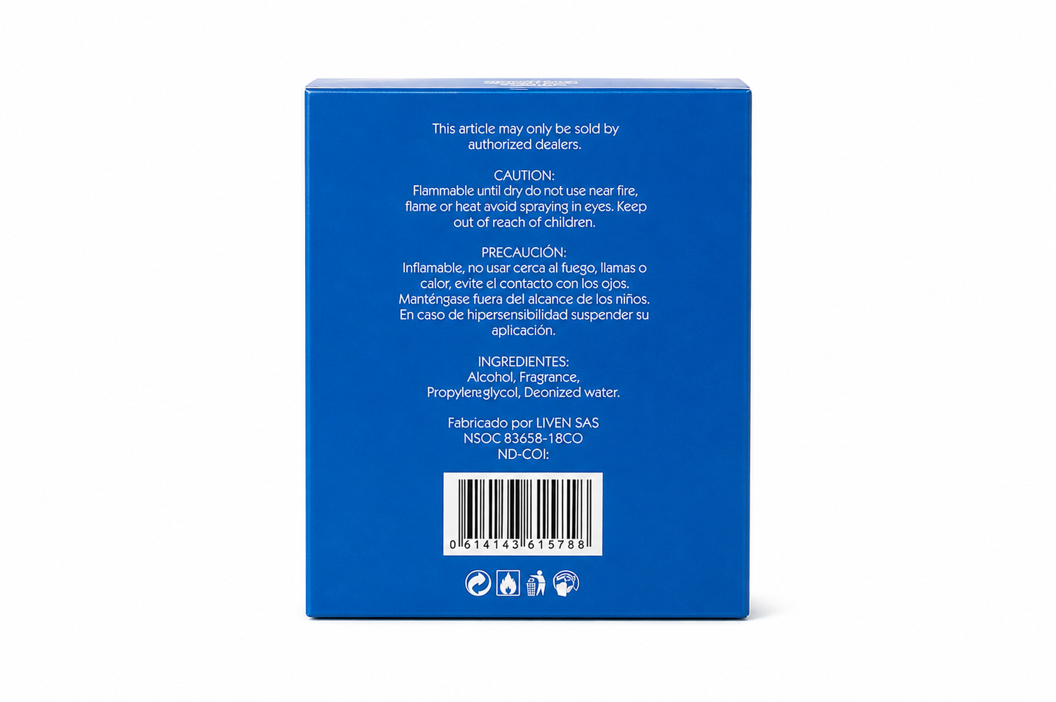 Perfume Blue 50 ml for man - Imagen 3